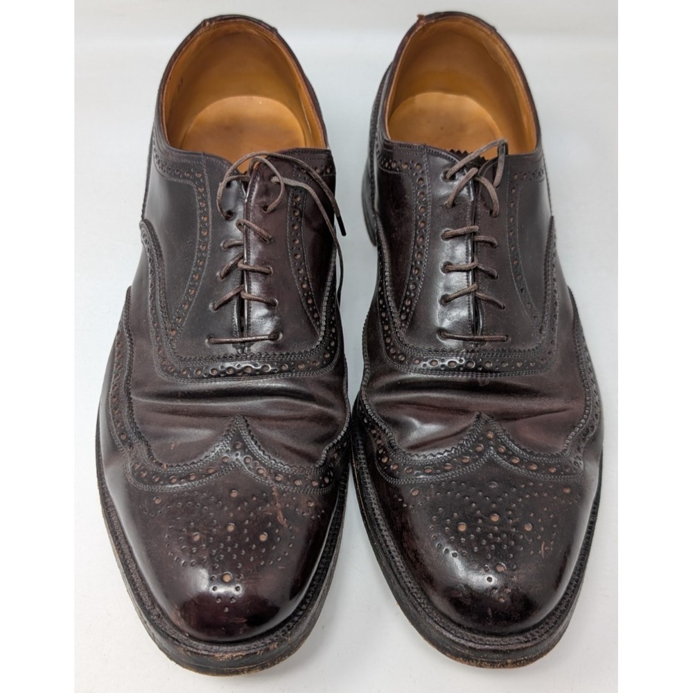 Florsheim Imperial Kenmoor Short Wingtip Shell Cordovan Shoes Men's Sz 13B 32301